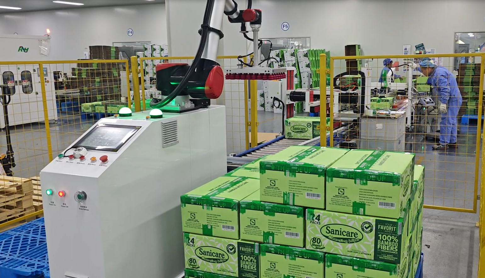 collaborative palletizing robot, efficient auto palletizer